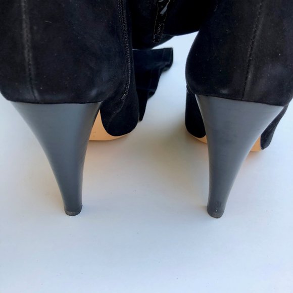 IRO Black Seude Knee High Louisea Boots - Picture 7 of 8